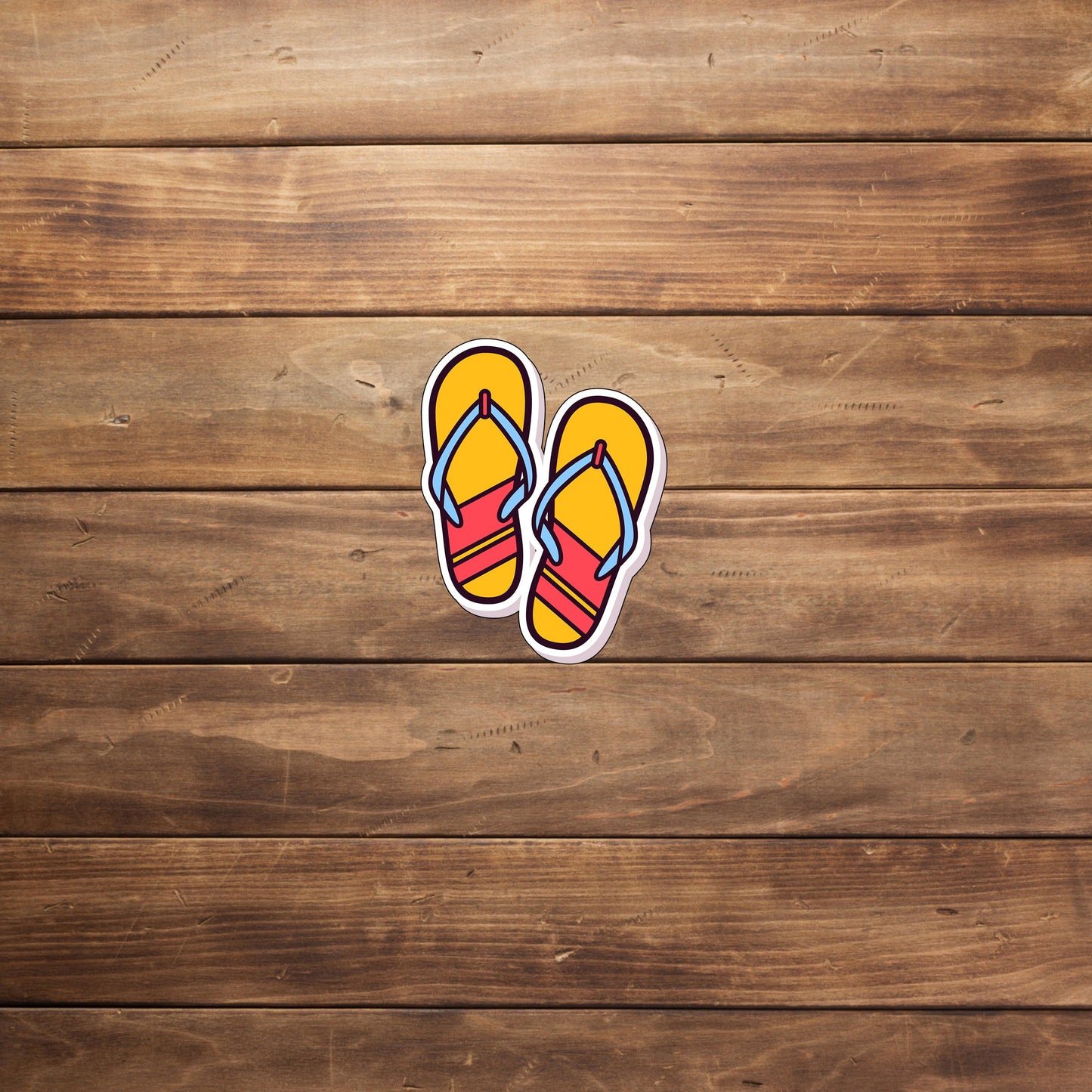 Sandal Sticker Sticker, Vinyl sticker, laptop sticker, Tablet sticker