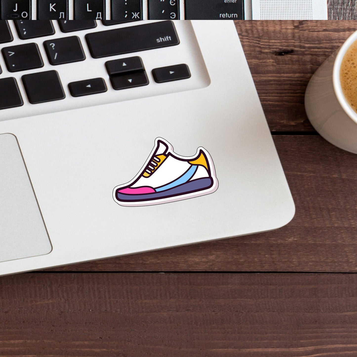Summer Shoe Sticker, Vinyl sticker, laptop sticker, Tablet sticker