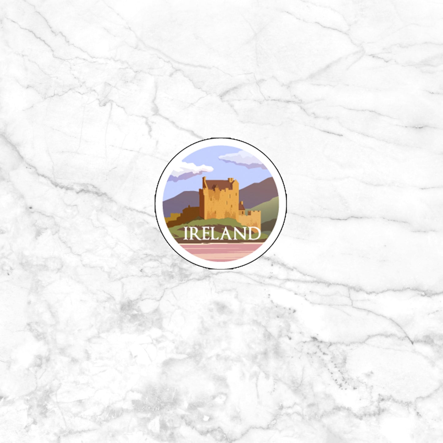 Ireland Sticker, Vinyl sticker, laptop sticker, Tablet sticker