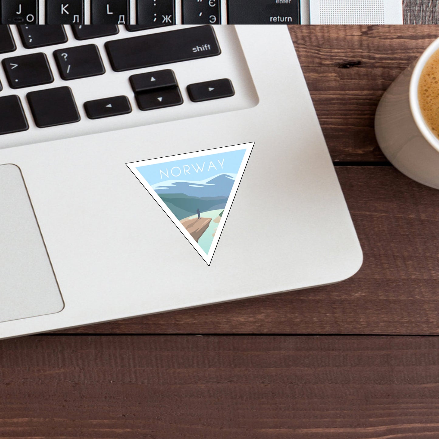 Norway Sticker, Vinyl sticker, laptop sticker, Tablet sticker