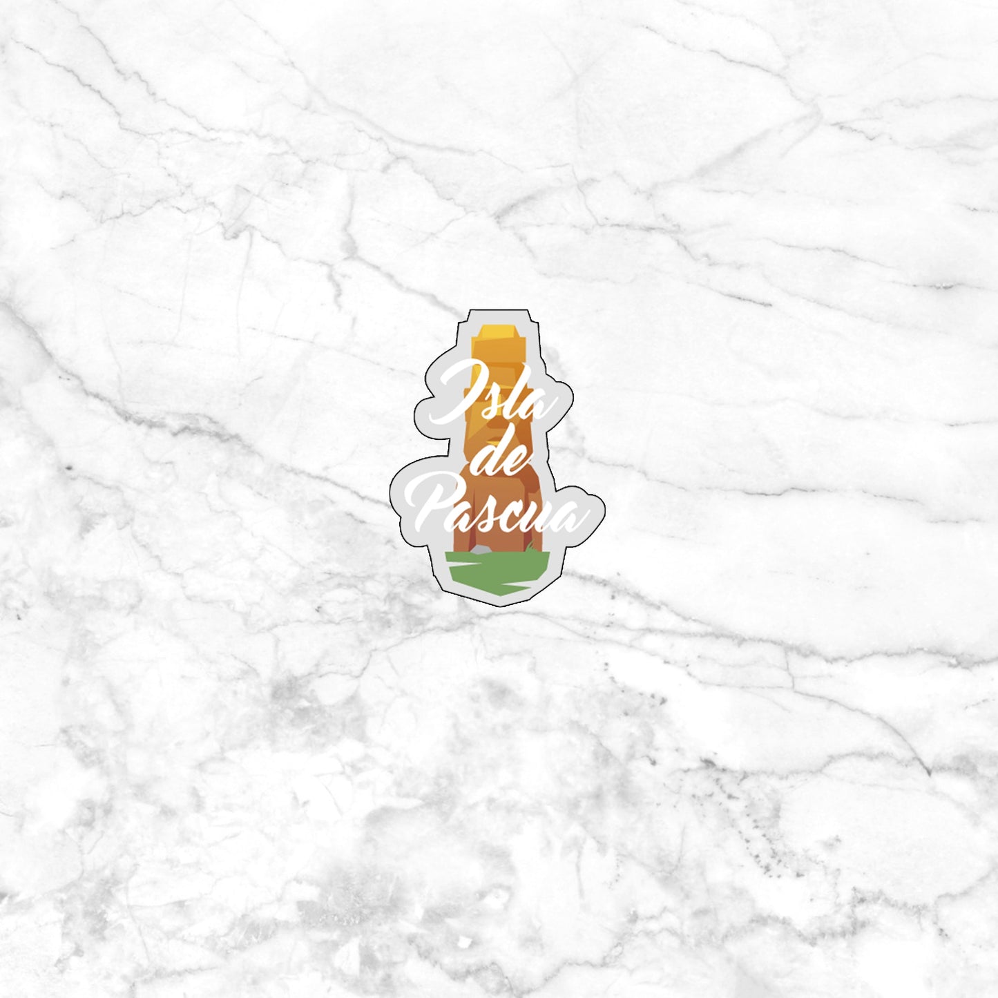Isla de Pascua Sticker, Vinyl sticker, laptop sticker, Tablet sticker