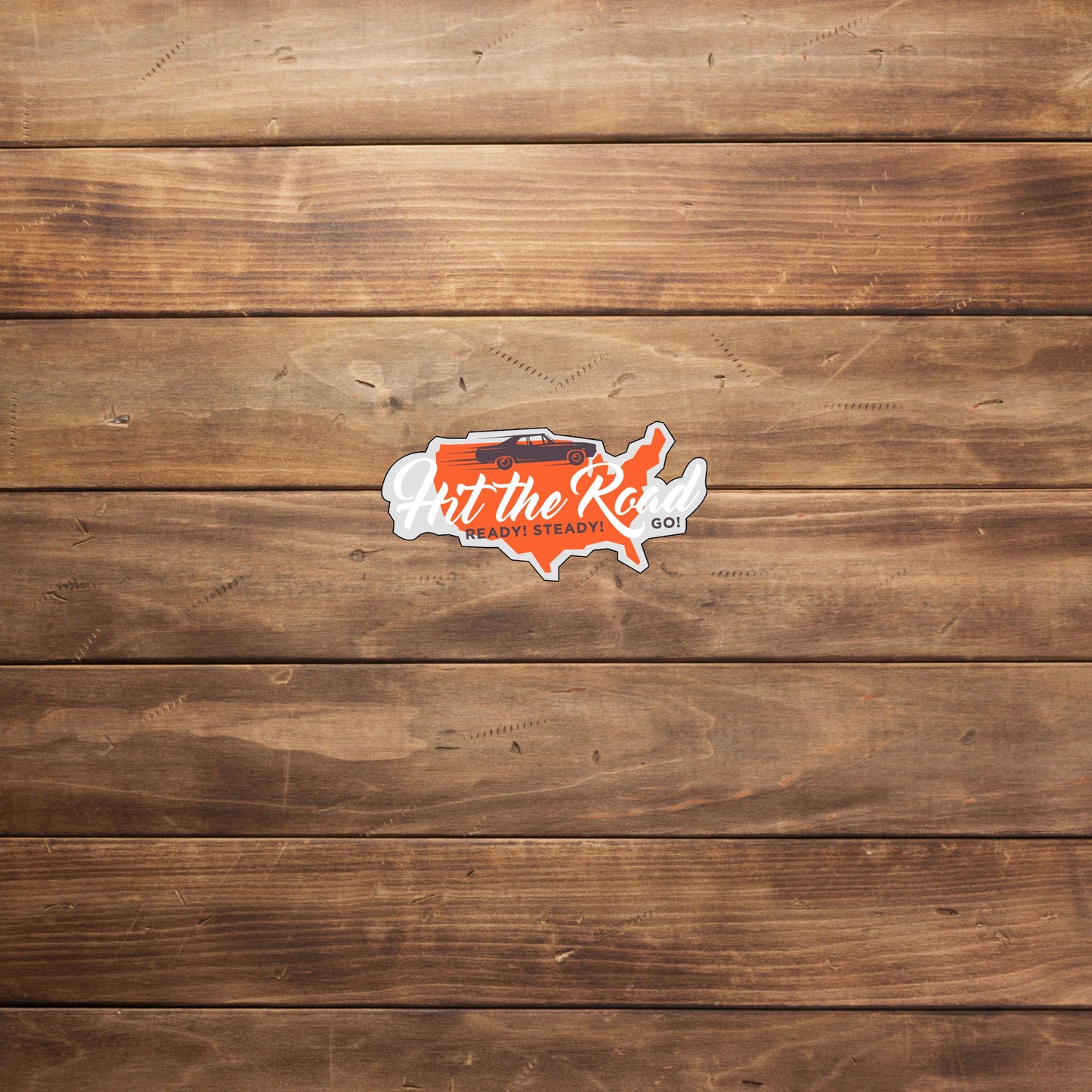 Hit the Road Sticker, Vinyl sticker, laptop sticker, Tablet sticker
