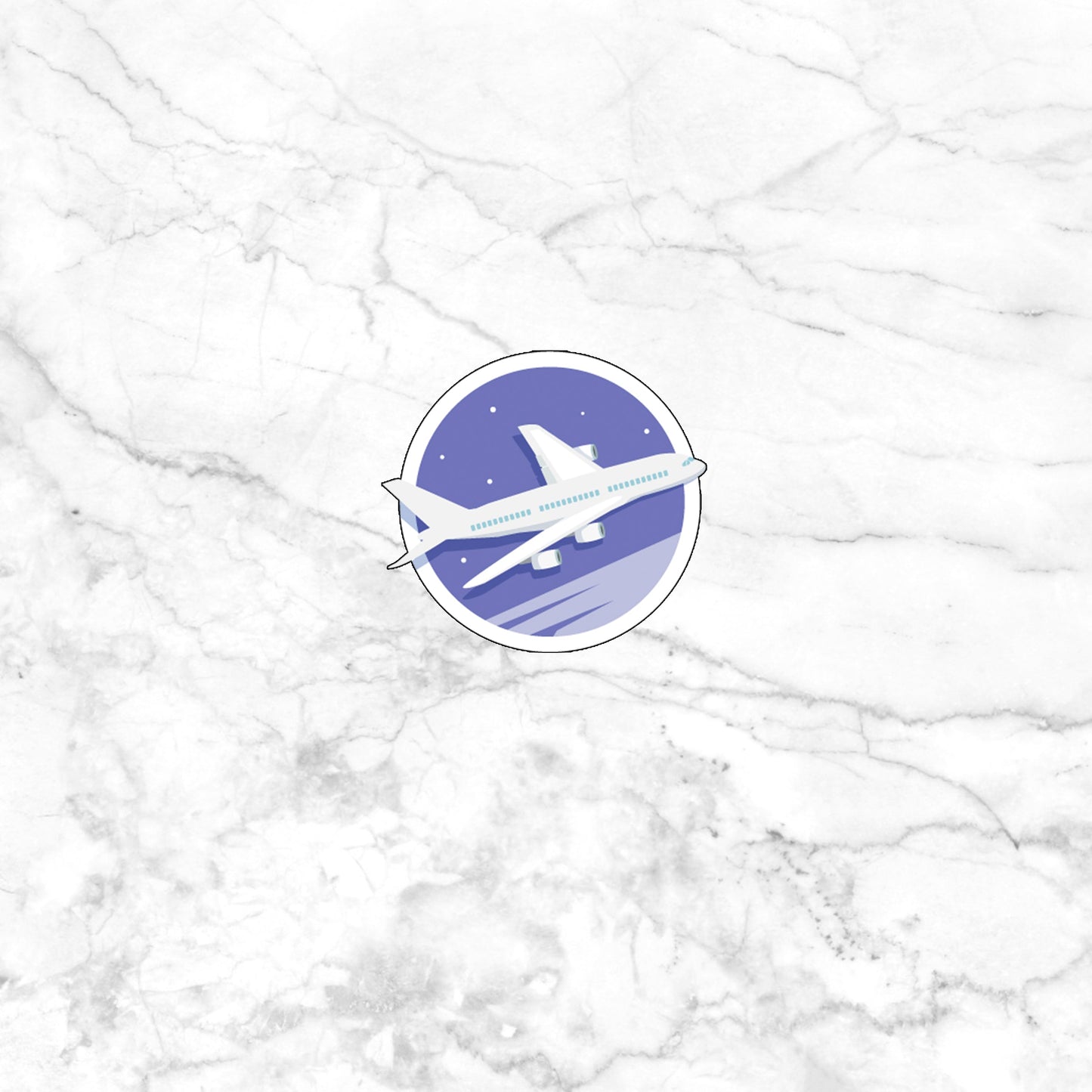 Airplane Sticker, Vinyl sticker, laptop sticker, Tablet sticker