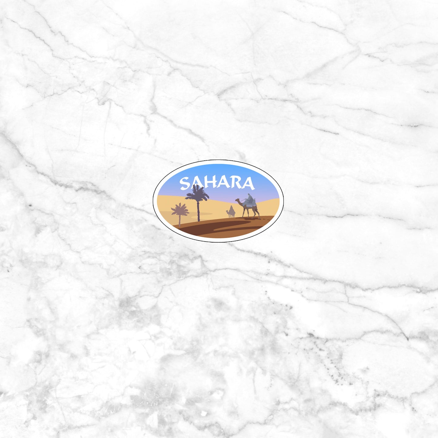 Sahara Sticker, Vinyl sticker, laptop sticker, Tablet sticker