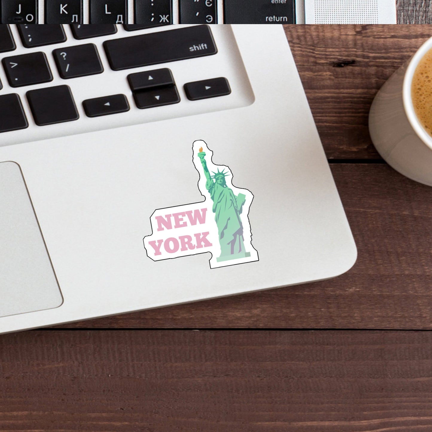 New York Sticker, Vinyl sticker, laptop sticker, Tablet sticker