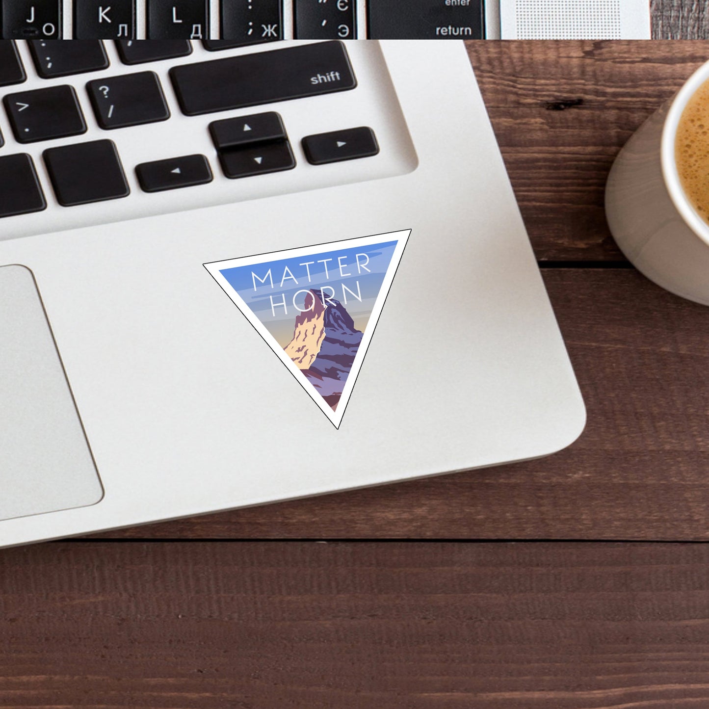 Matter Horn Sticker, Vinyl sticker, laptop sticker, Tablet sticker