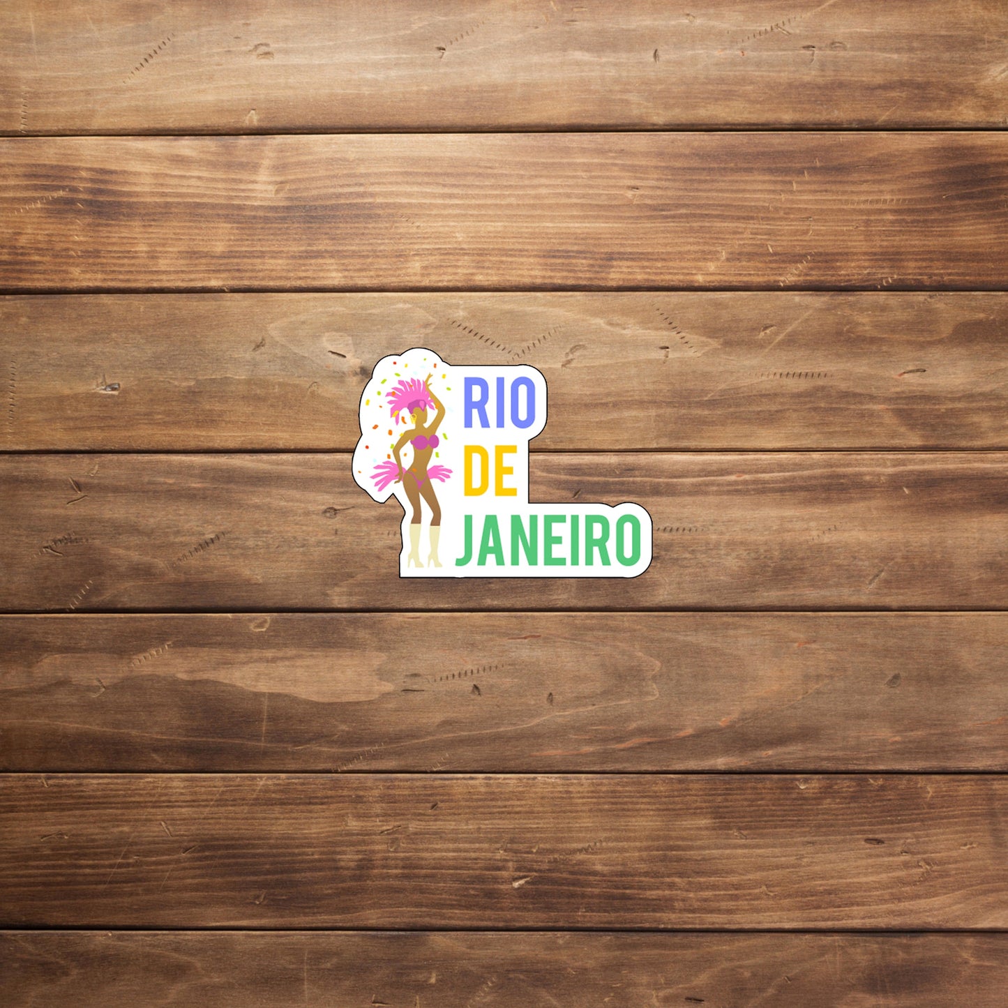 Rio De Janeiro Sticker, Vinyl sticker, laptop sticker, Tablet sticker