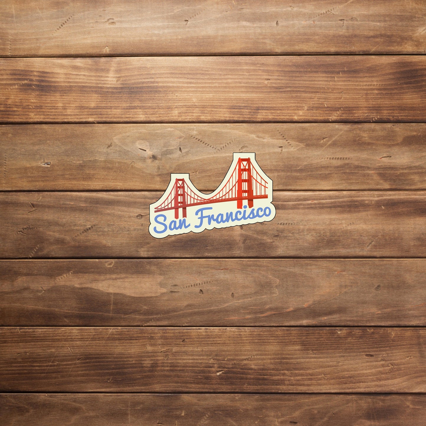 San Francisco Sticker, Vinyl sticker, laptop sticker, Tablet sticker