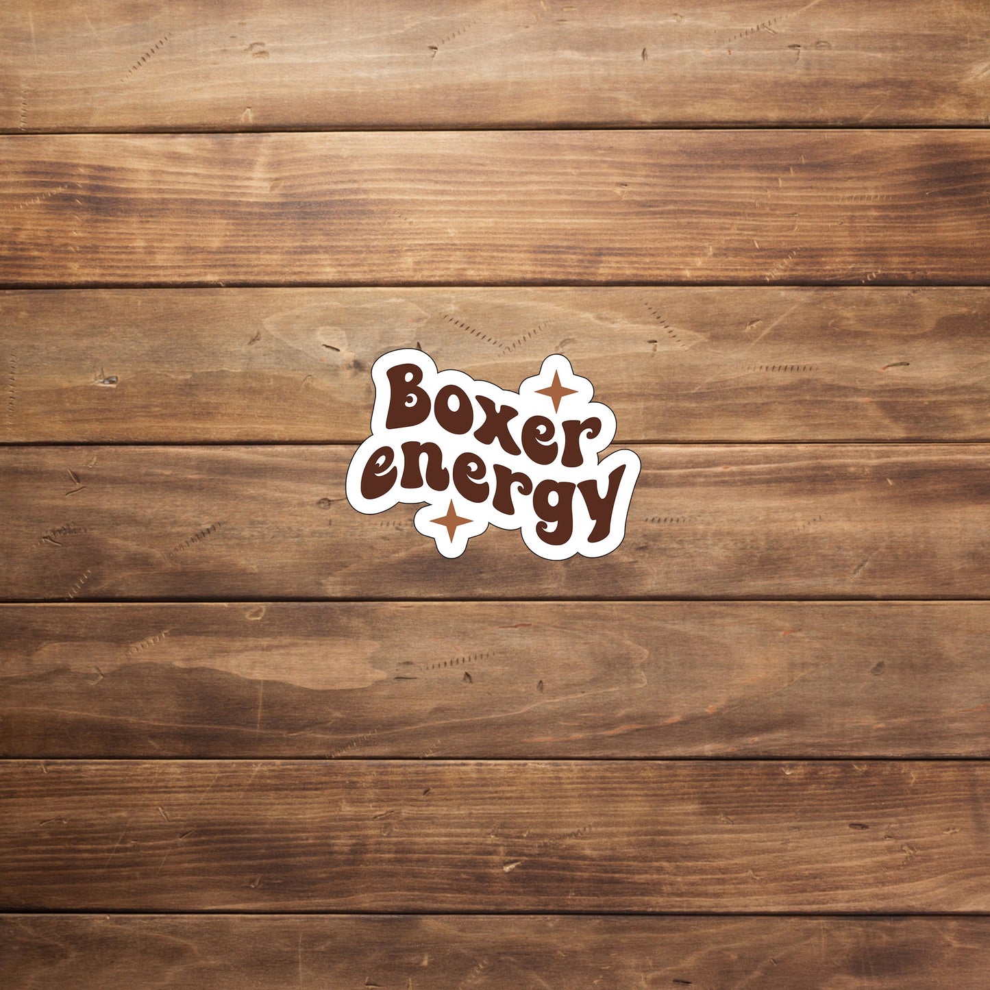 Boxer energy Sticker, Vinyl sticker, laptop sticker, Tablet sticker