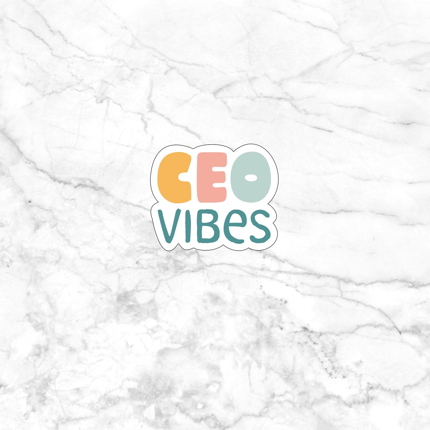 CEO vibes Sticker
