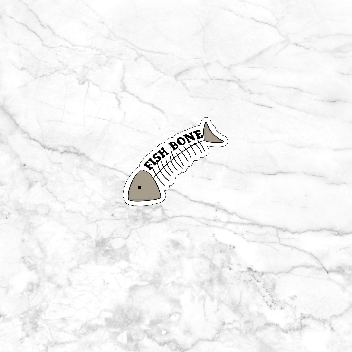 Fish Bone Sticker