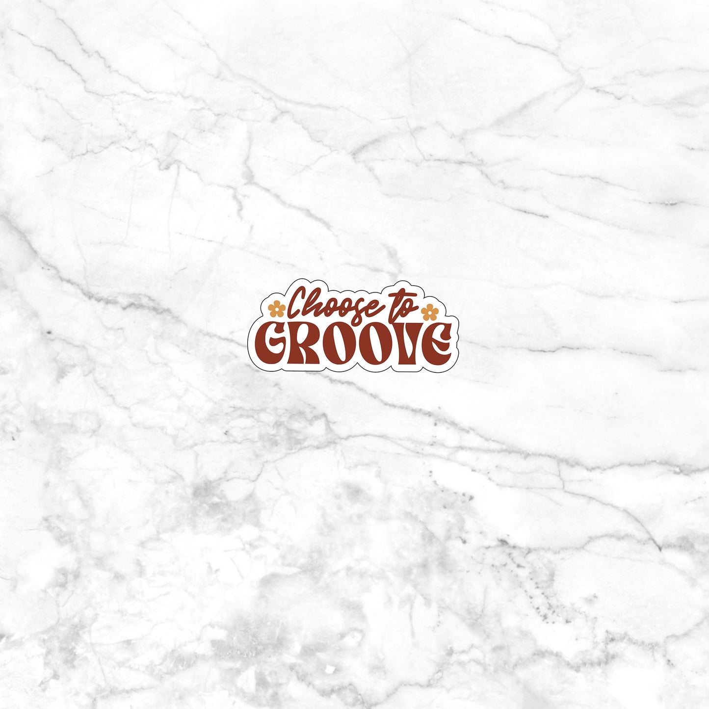 Choose to groove Sticker, Vinyl sticker, laptop sticker, Tablet sticker