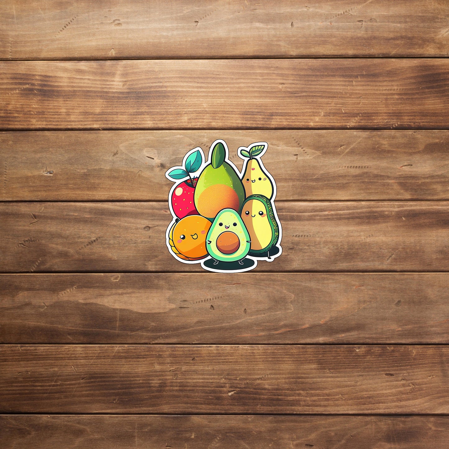 Cute-Avocado-Sticker-0 Sticker