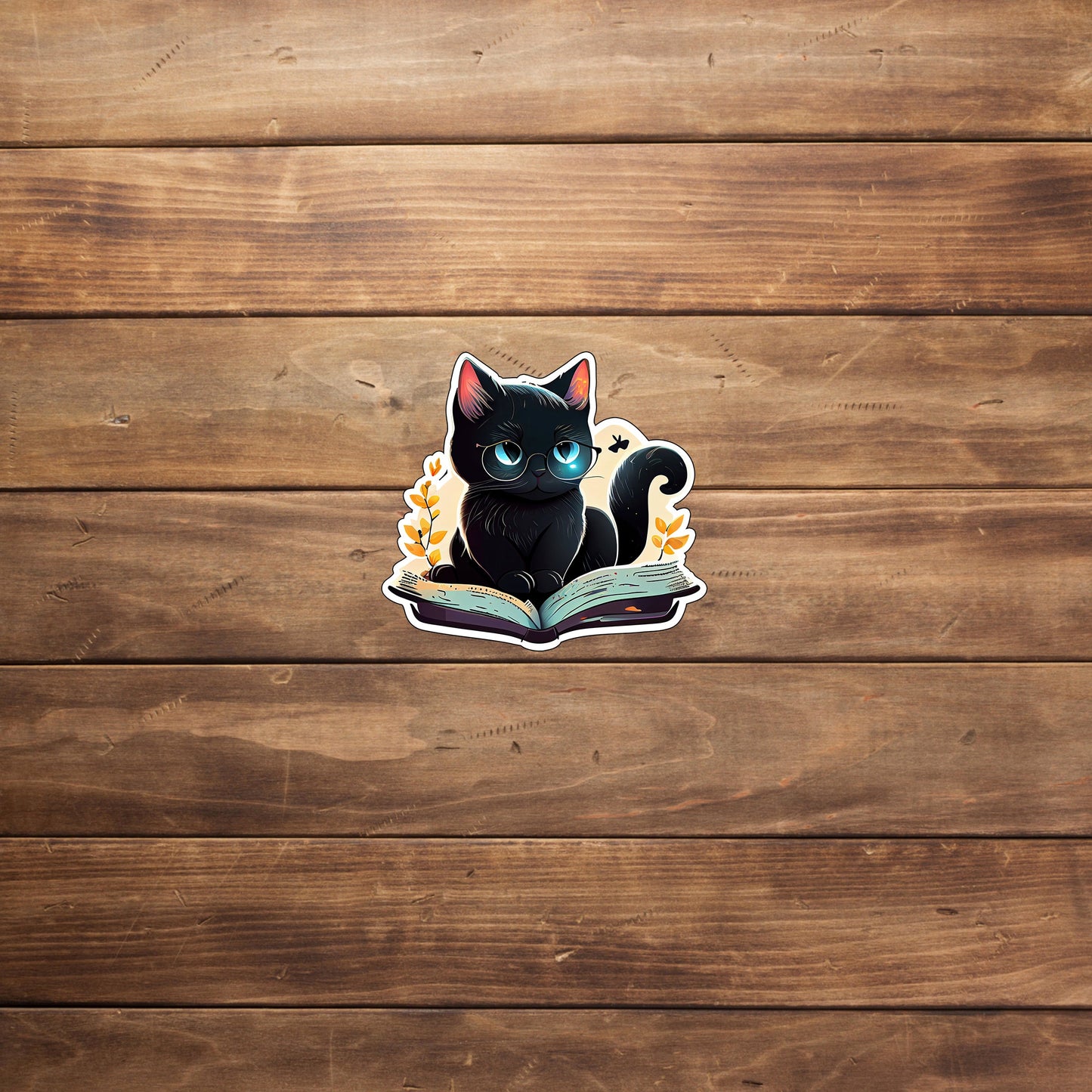 Cute Black Cat Sticker