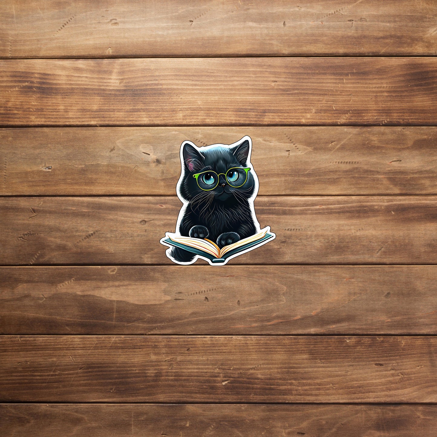 Cute Black Cat Sticker