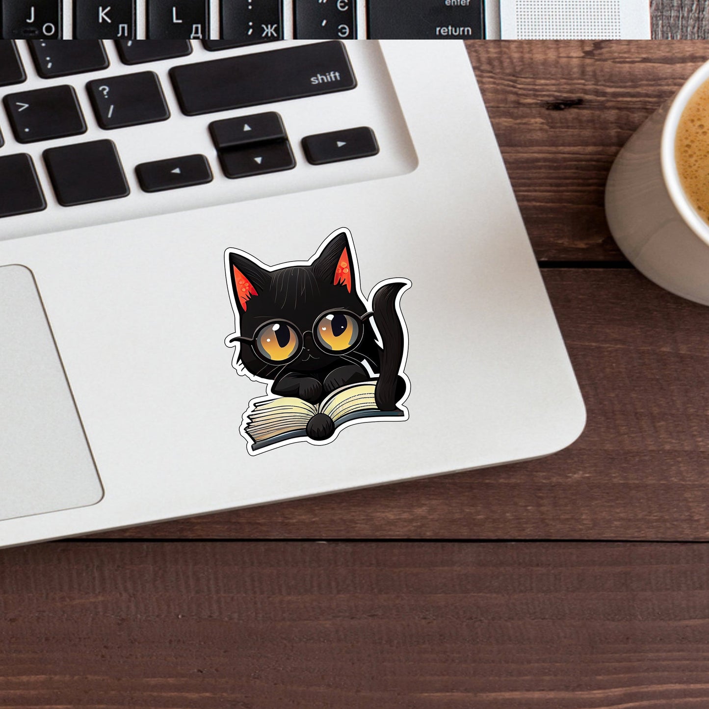 Cute Black Cat Sticker