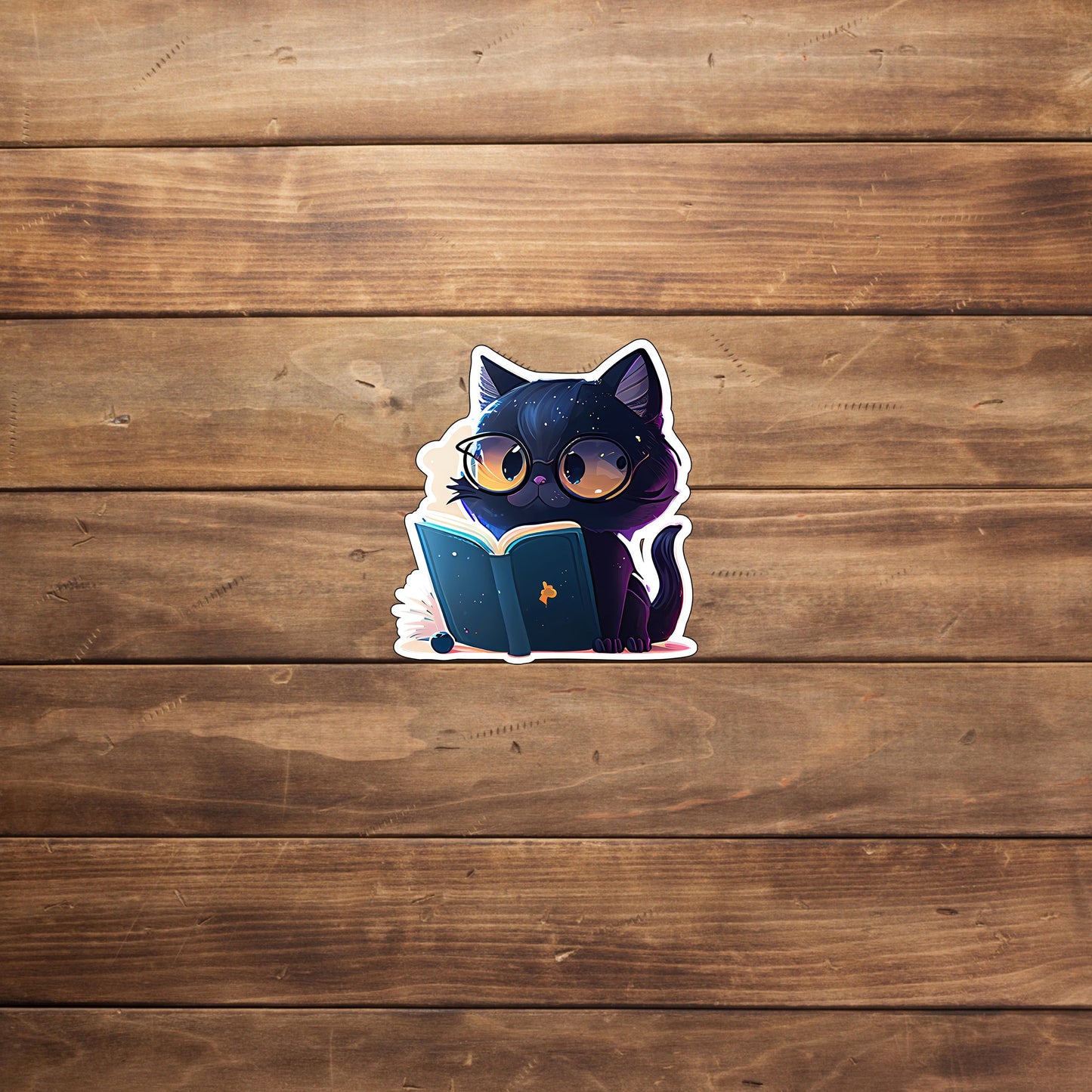 Cute Black Cat Sticker