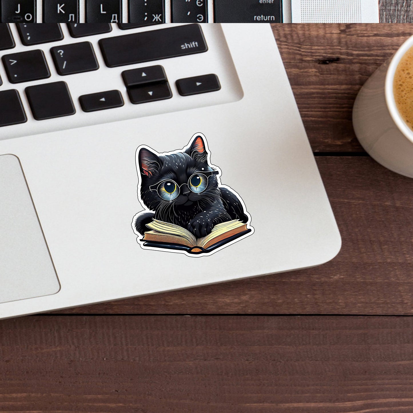 Cute Black Cat Sticker