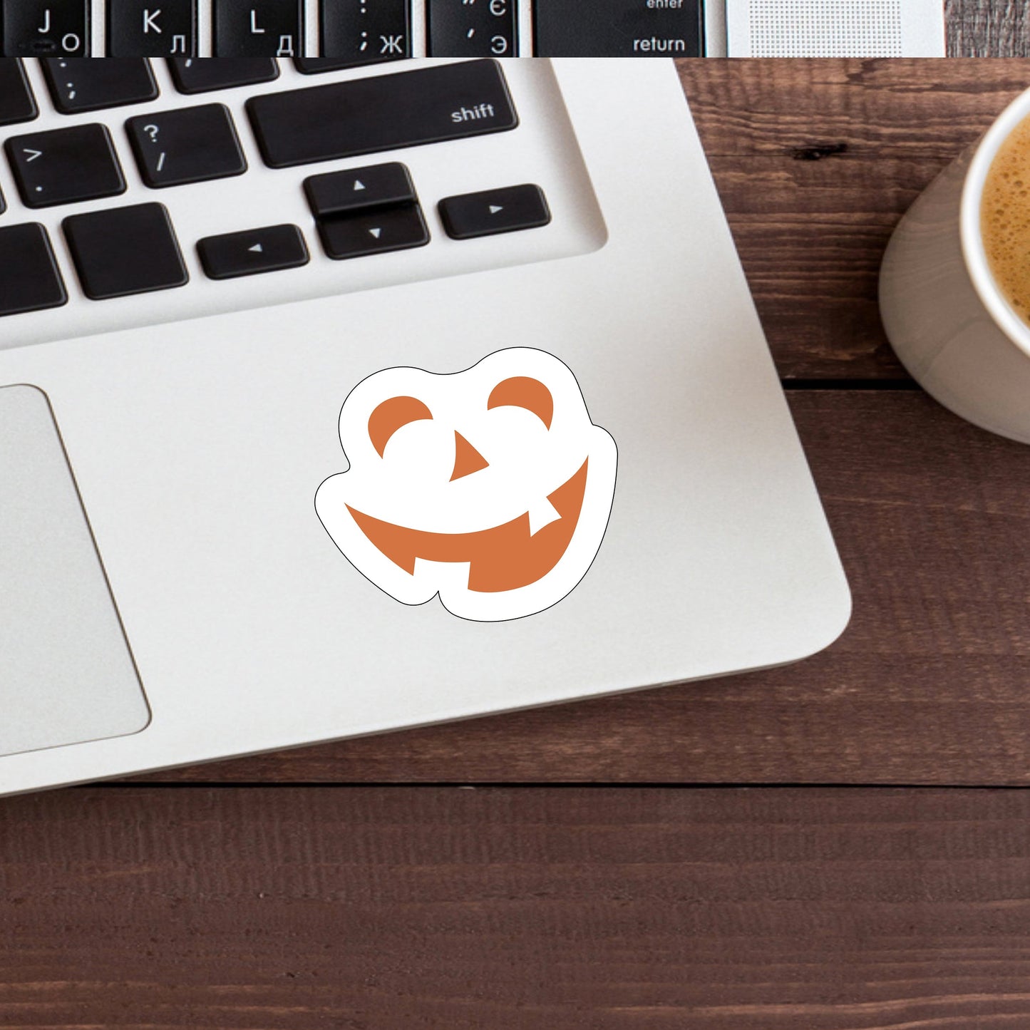 Pumpkin Face0 Sticker