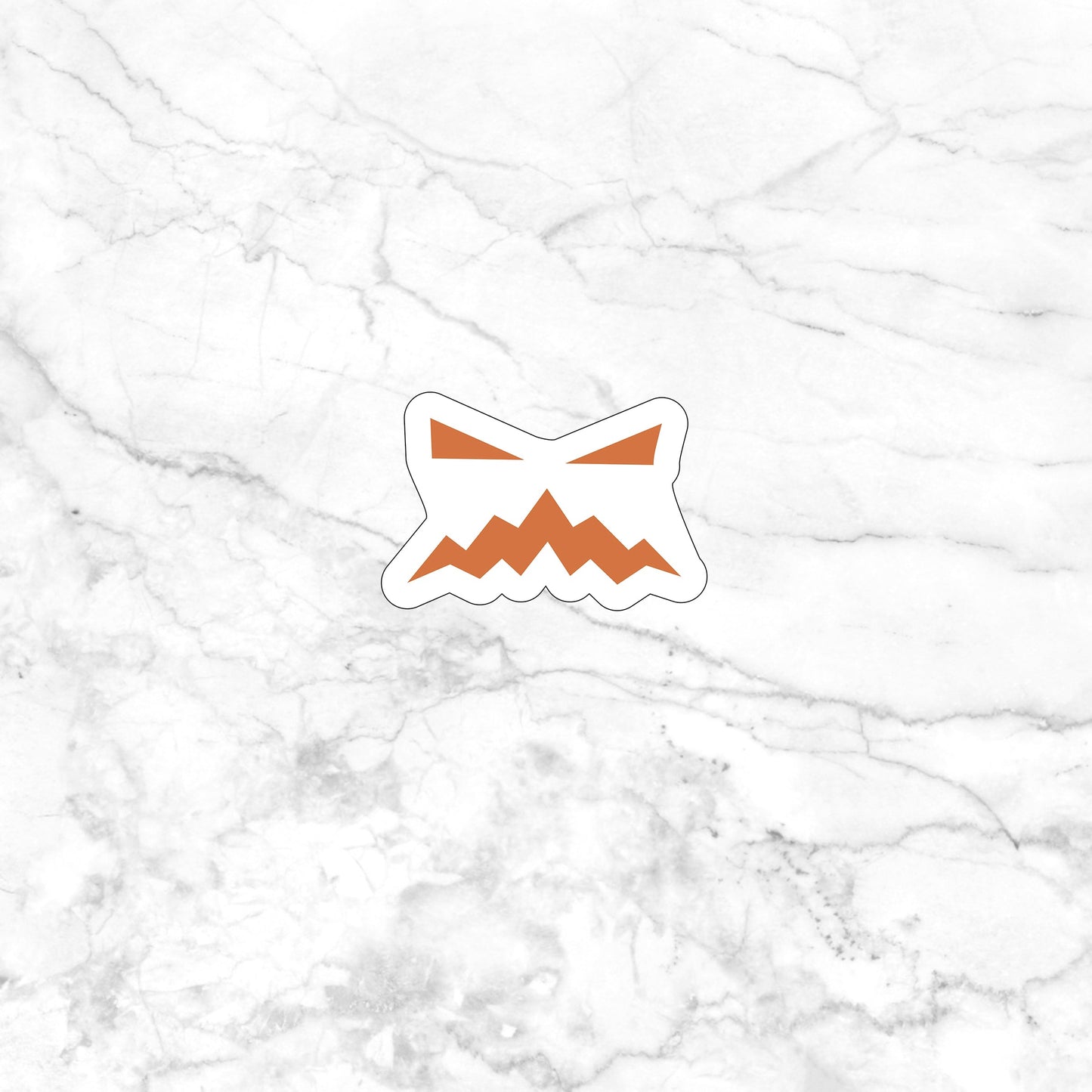 Pumpkin Face Sticker