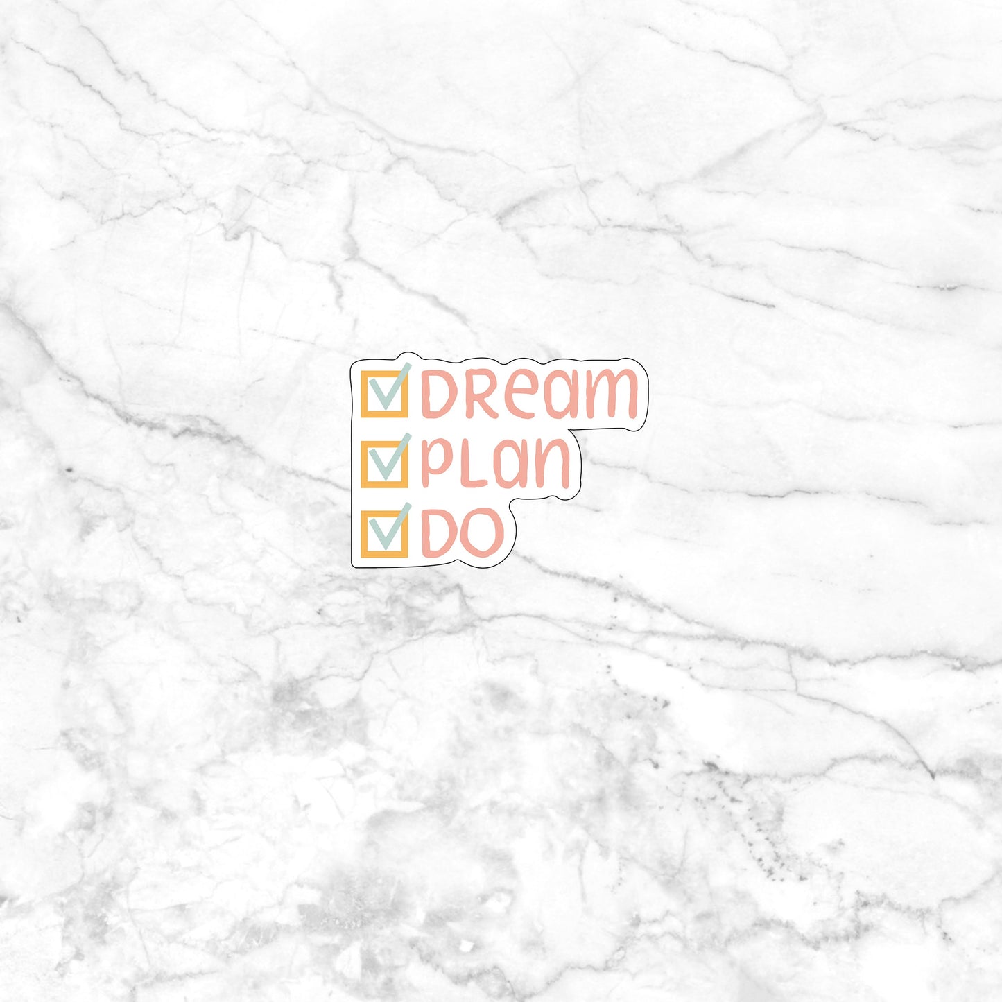 Dream plan do Sticker