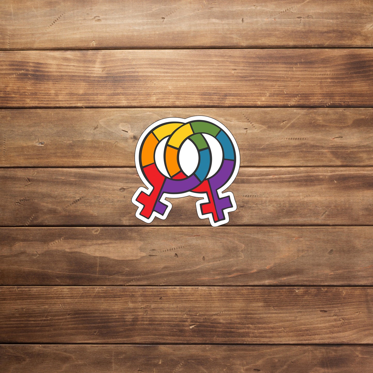 Female Sign Sticker, Vinyl sticker, laptop sticker, Tablet sticker