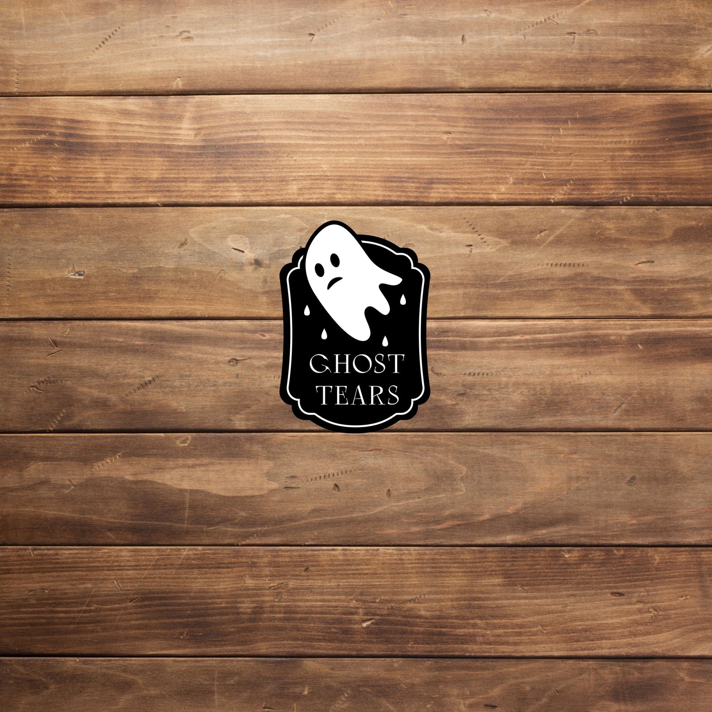 Ghost tears Sticker, Vinyl sticker, laptop sticker, Tablet sticker