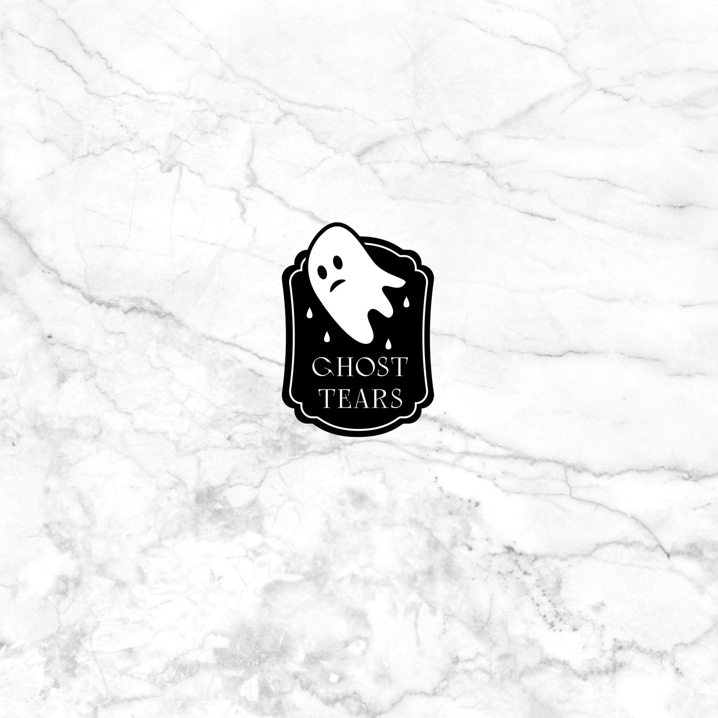 Ghost tears Sticker, Vinyl sticker, laptop sticker, Tablet sticker