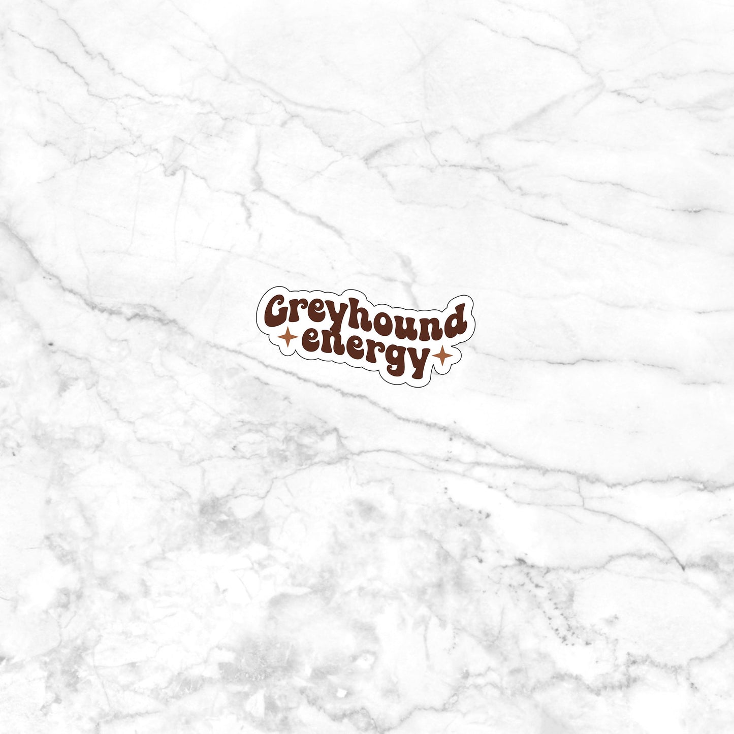 Greyhound energy Sticker, Vinyl sticker, laptop sticker, Tablet sticker