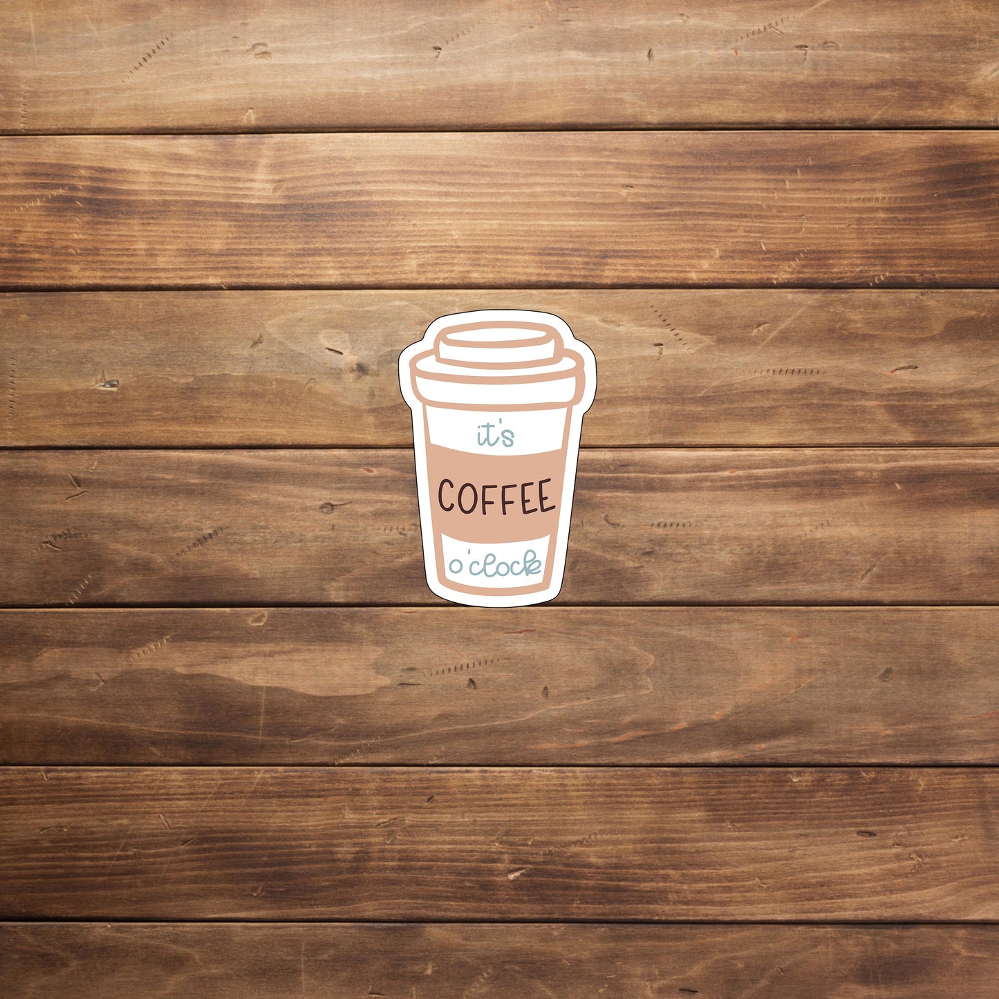 Its coffee oclock Sticker