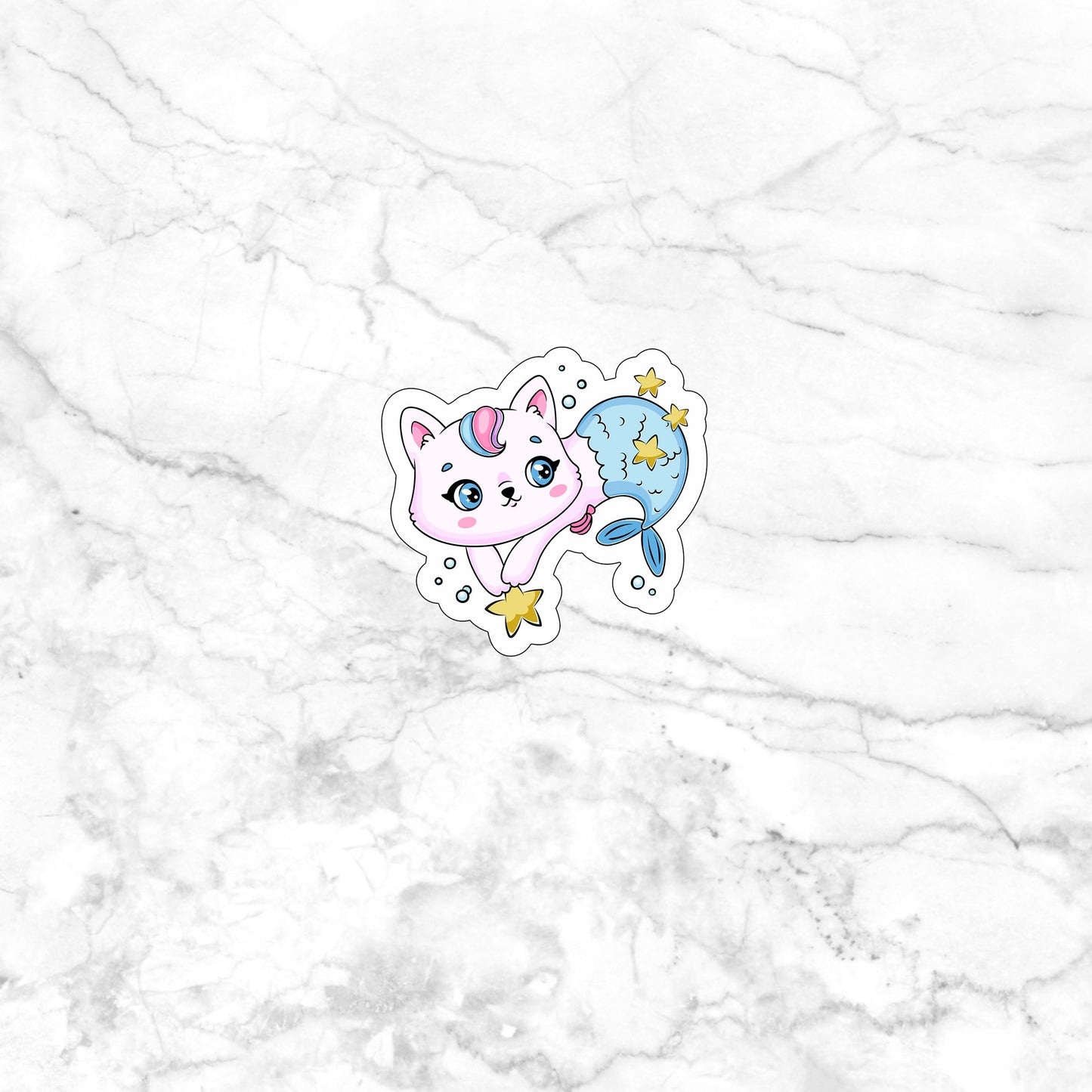 MERMAID CAT PNG Sticker