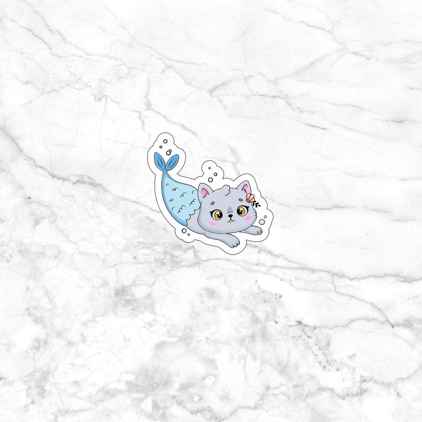 MERMAID CAT Sticker