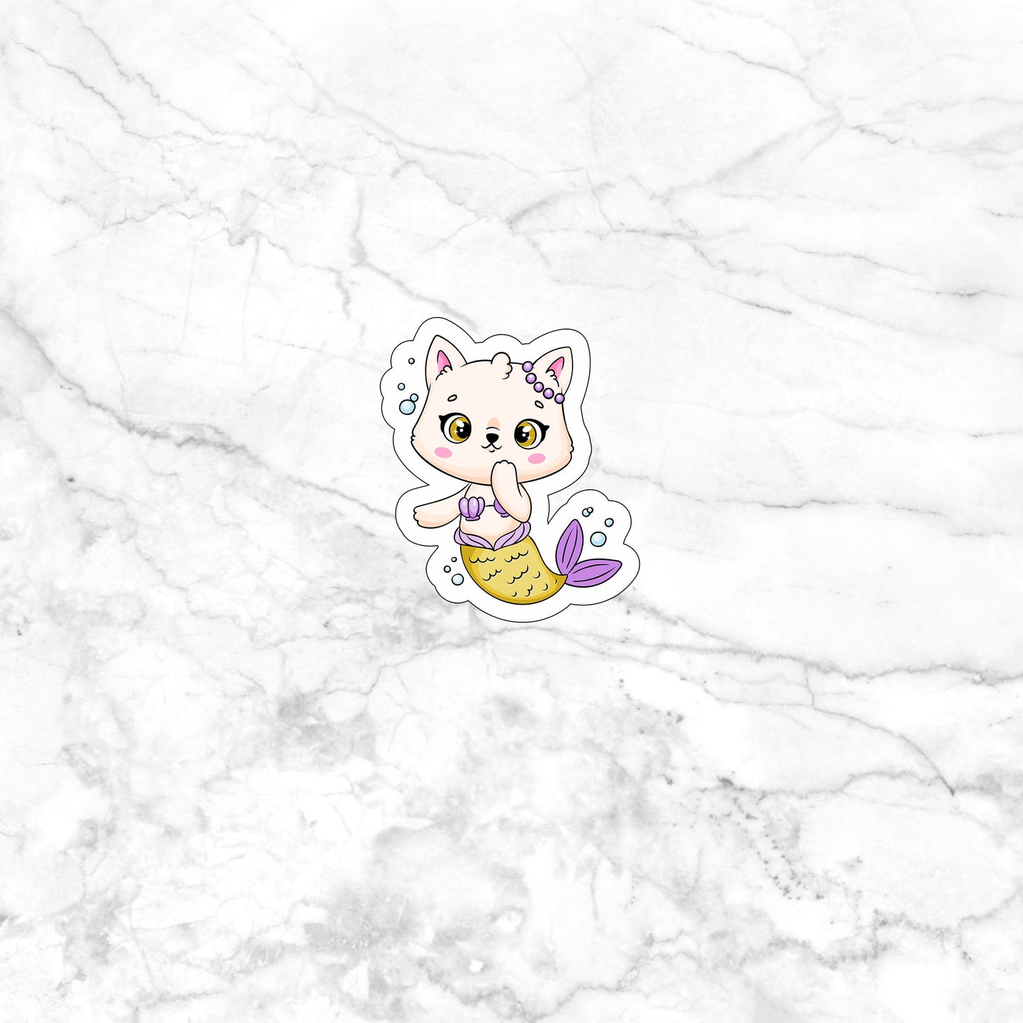 MERMAID CAT Sticker