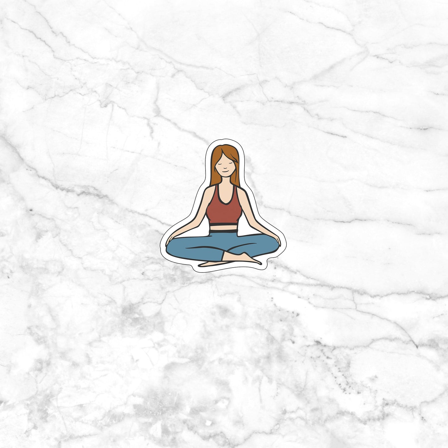 Meditate Sticker