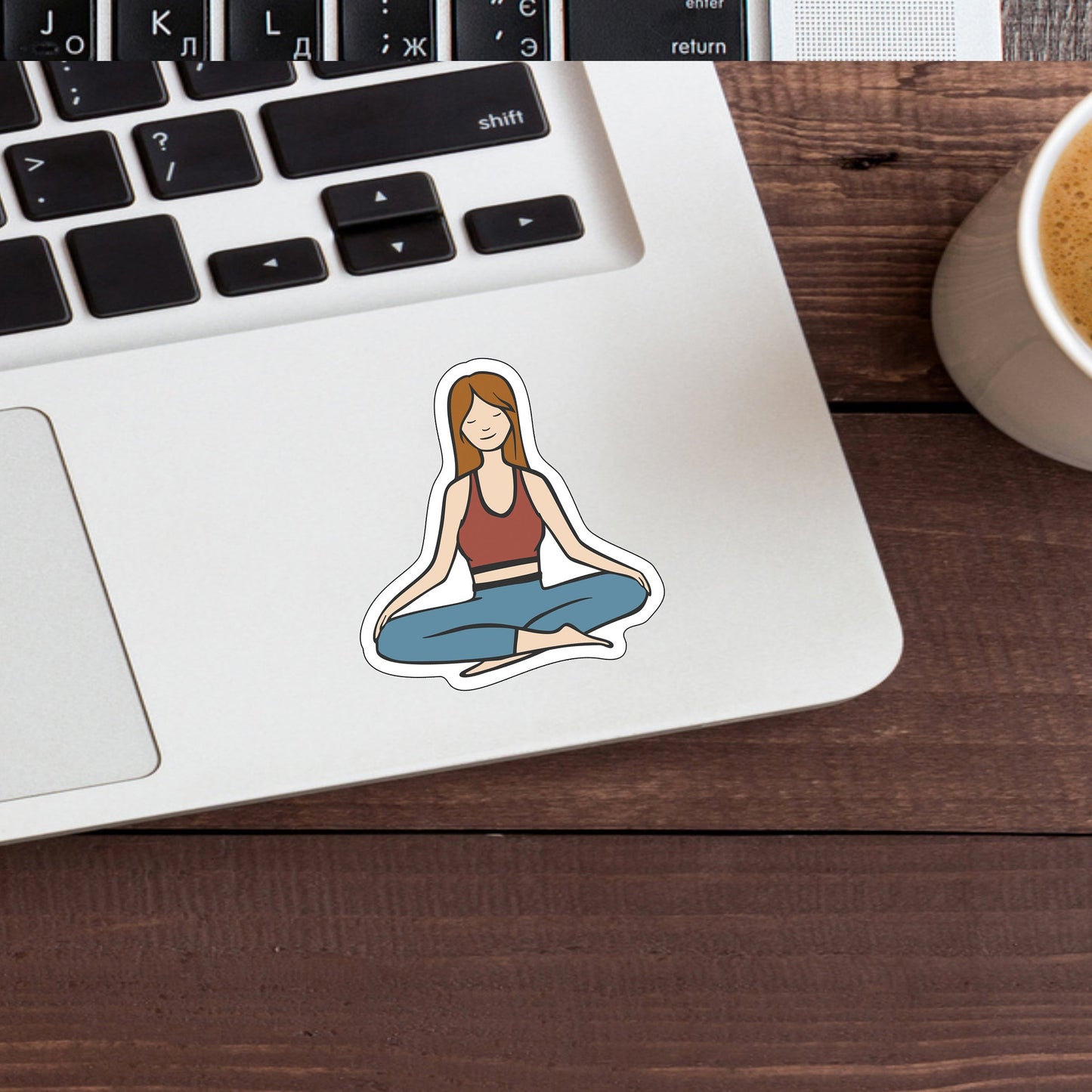 Meditate Sticker