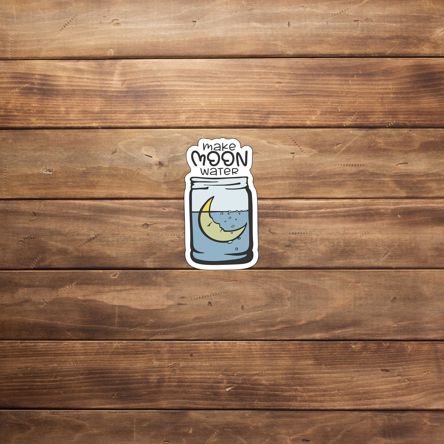 Moon Water Sticker