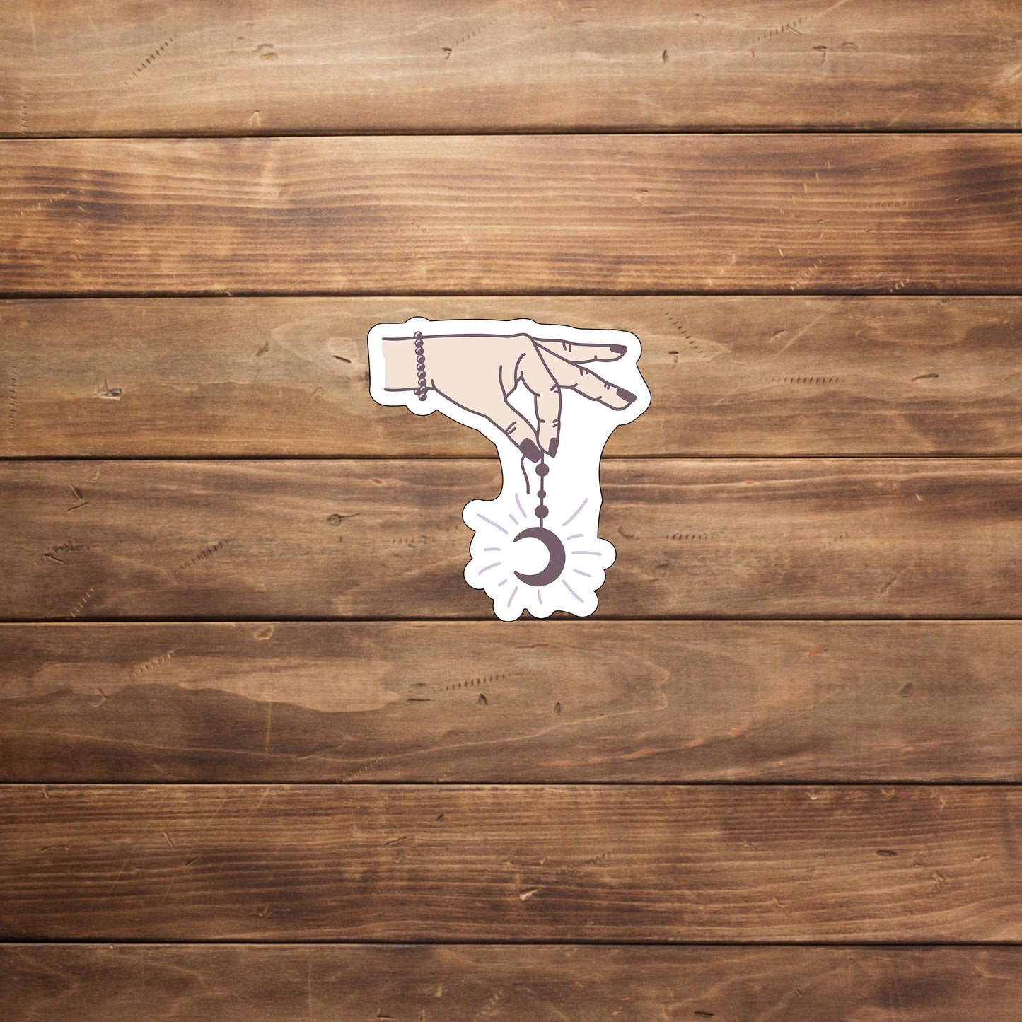 Moon in Hand Sticker