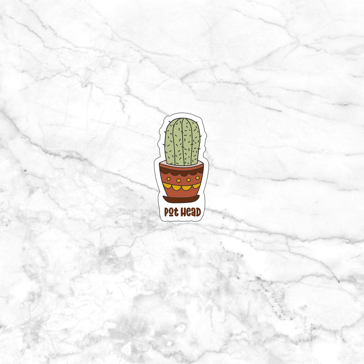 Pot Head Sticker
