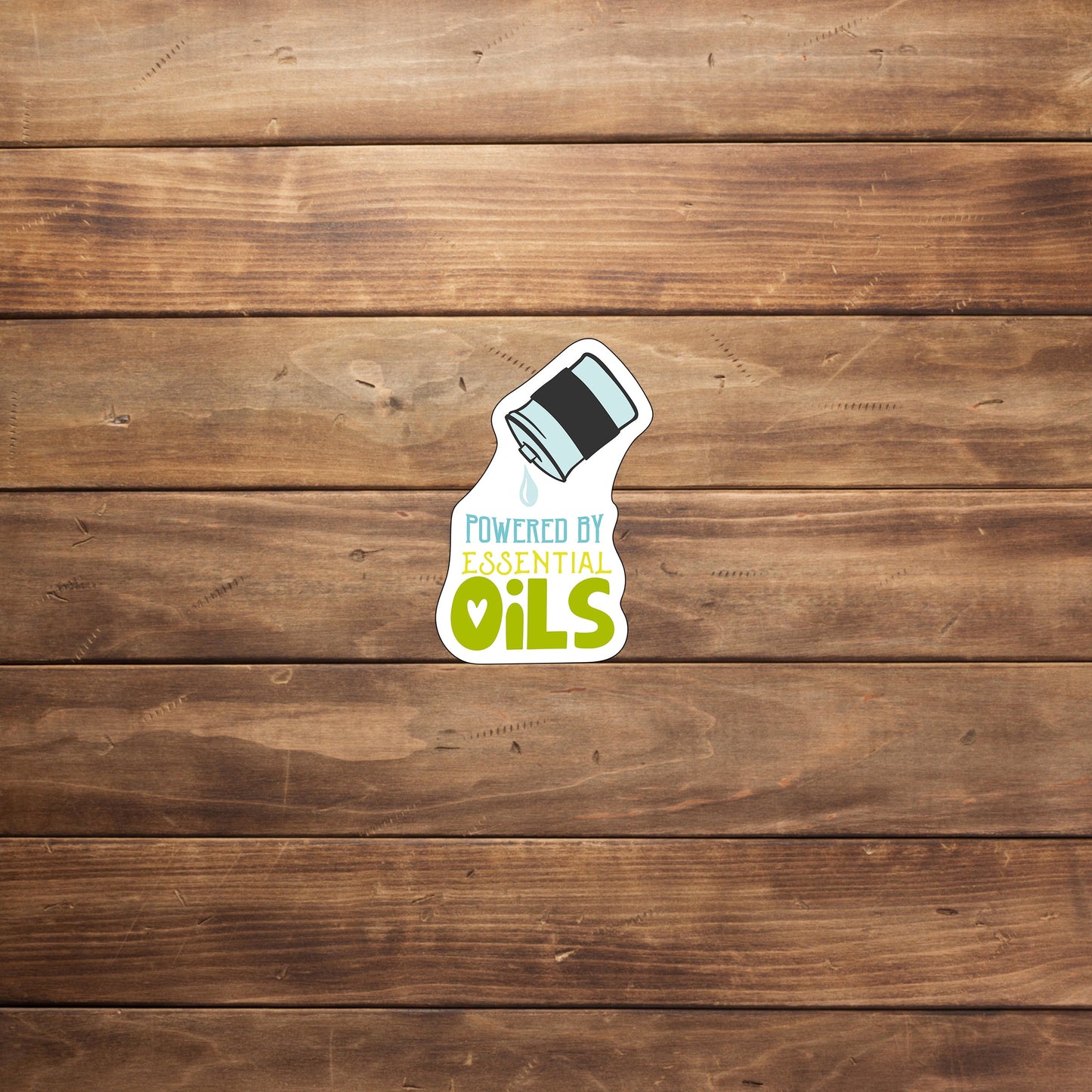 Powered by Essential Oils Sticker