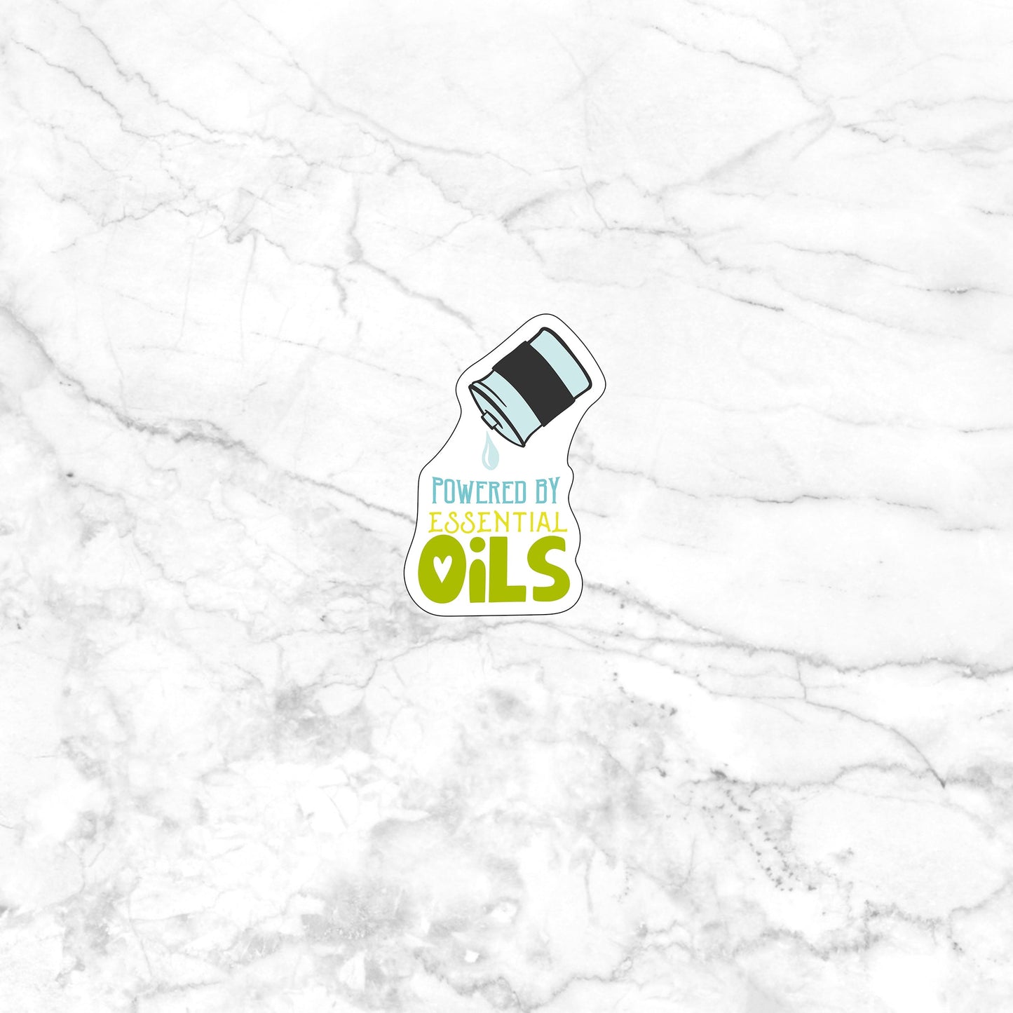 Powered by Essential Oils Sticker