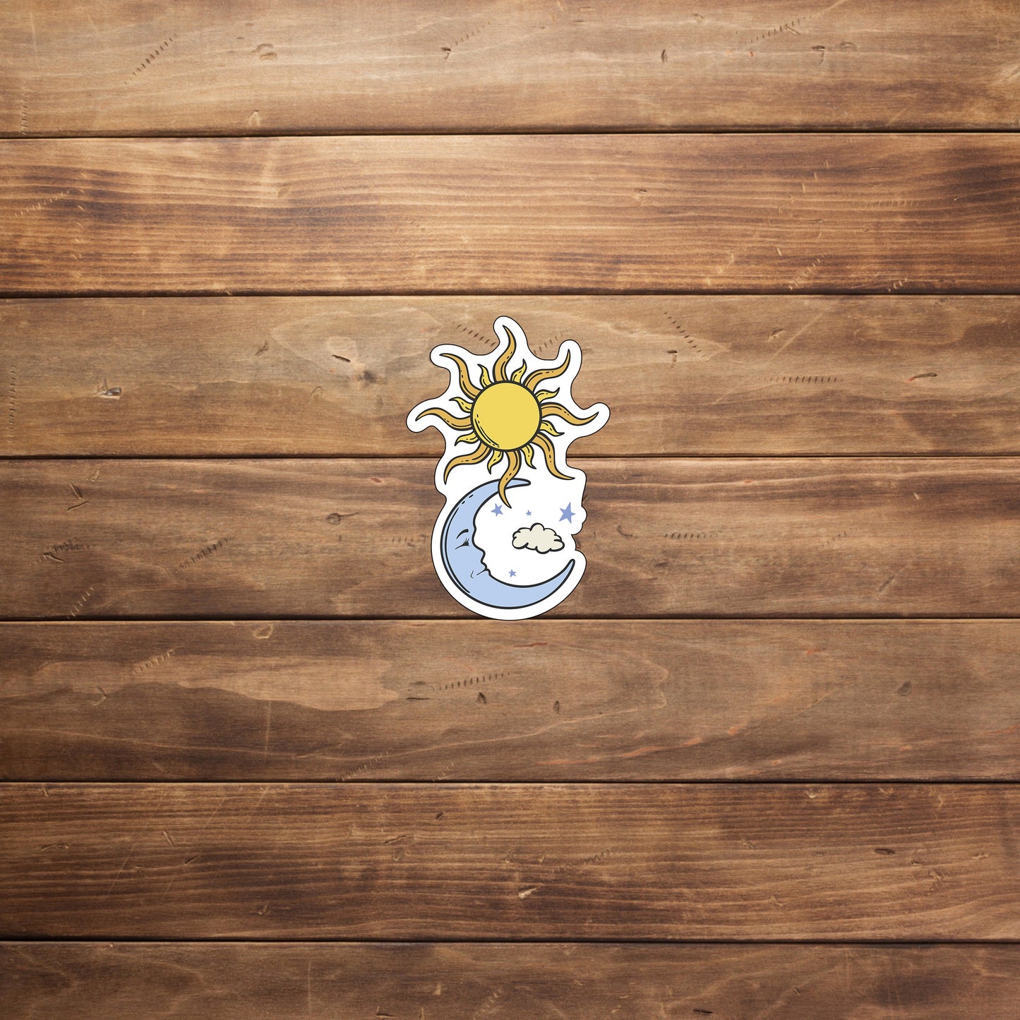 Sun and Moon Sticker