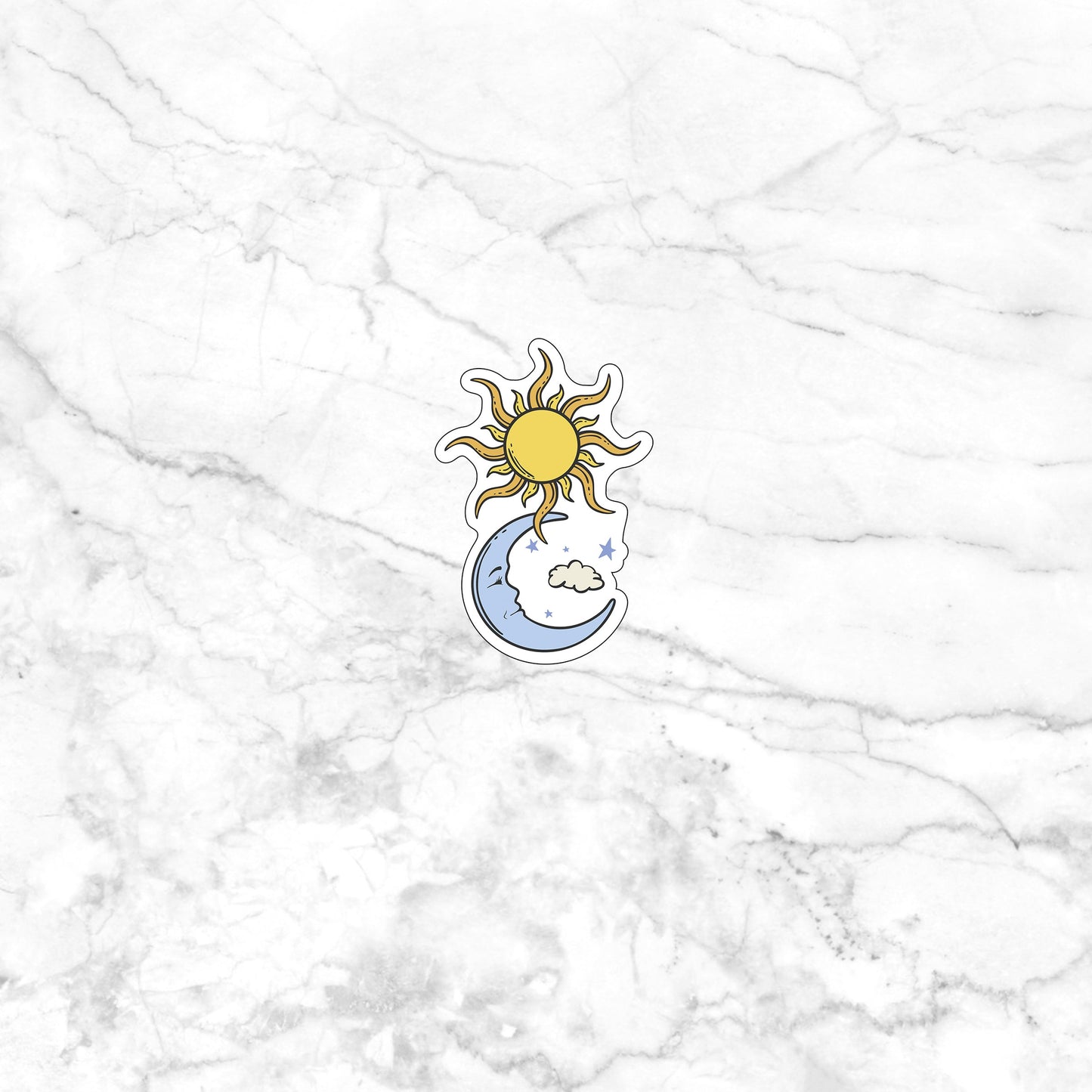 Sun and Moon Sticker