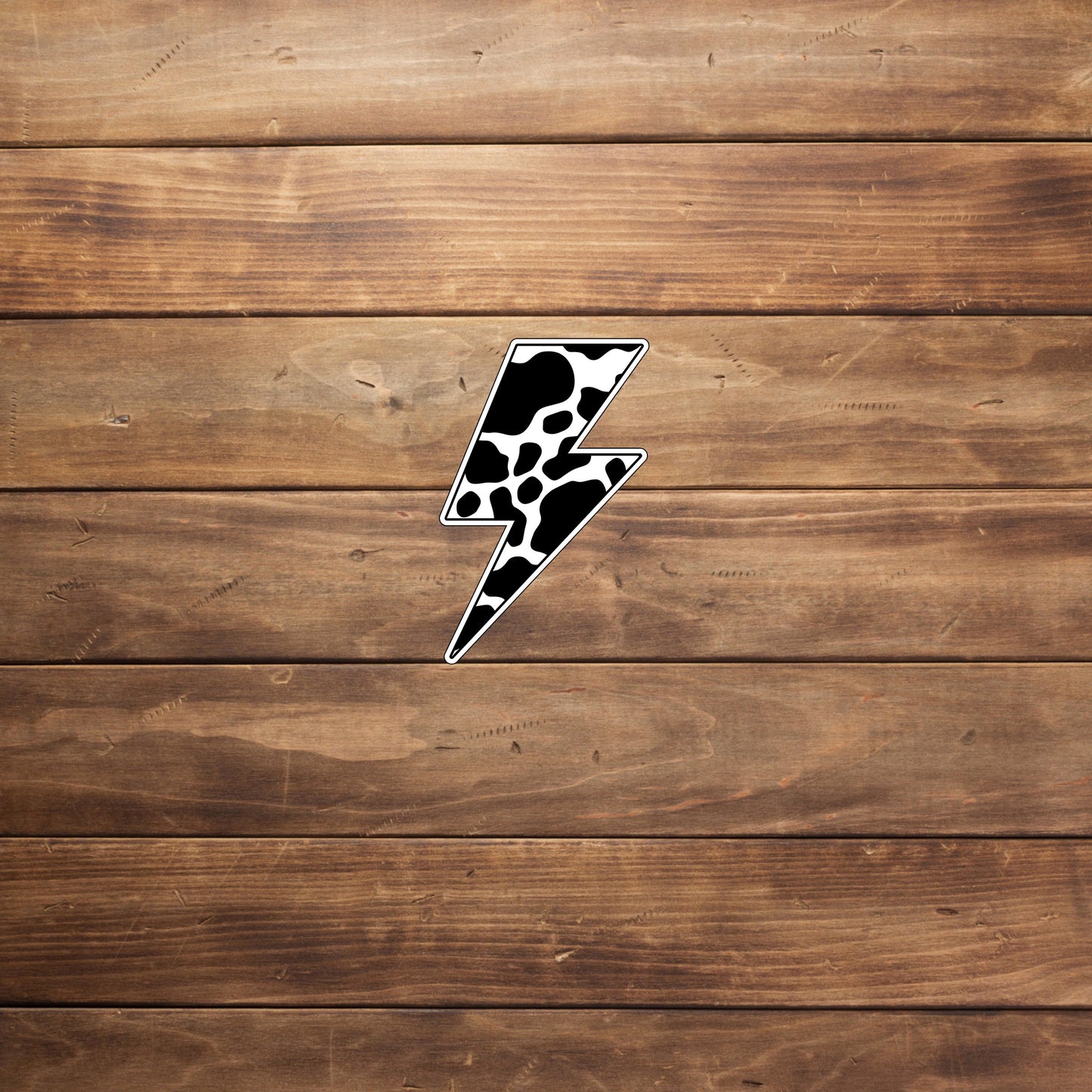 black and white Lighting Bolt Sticker, Vinyl sticker, laptop sticker, Tablet sticker