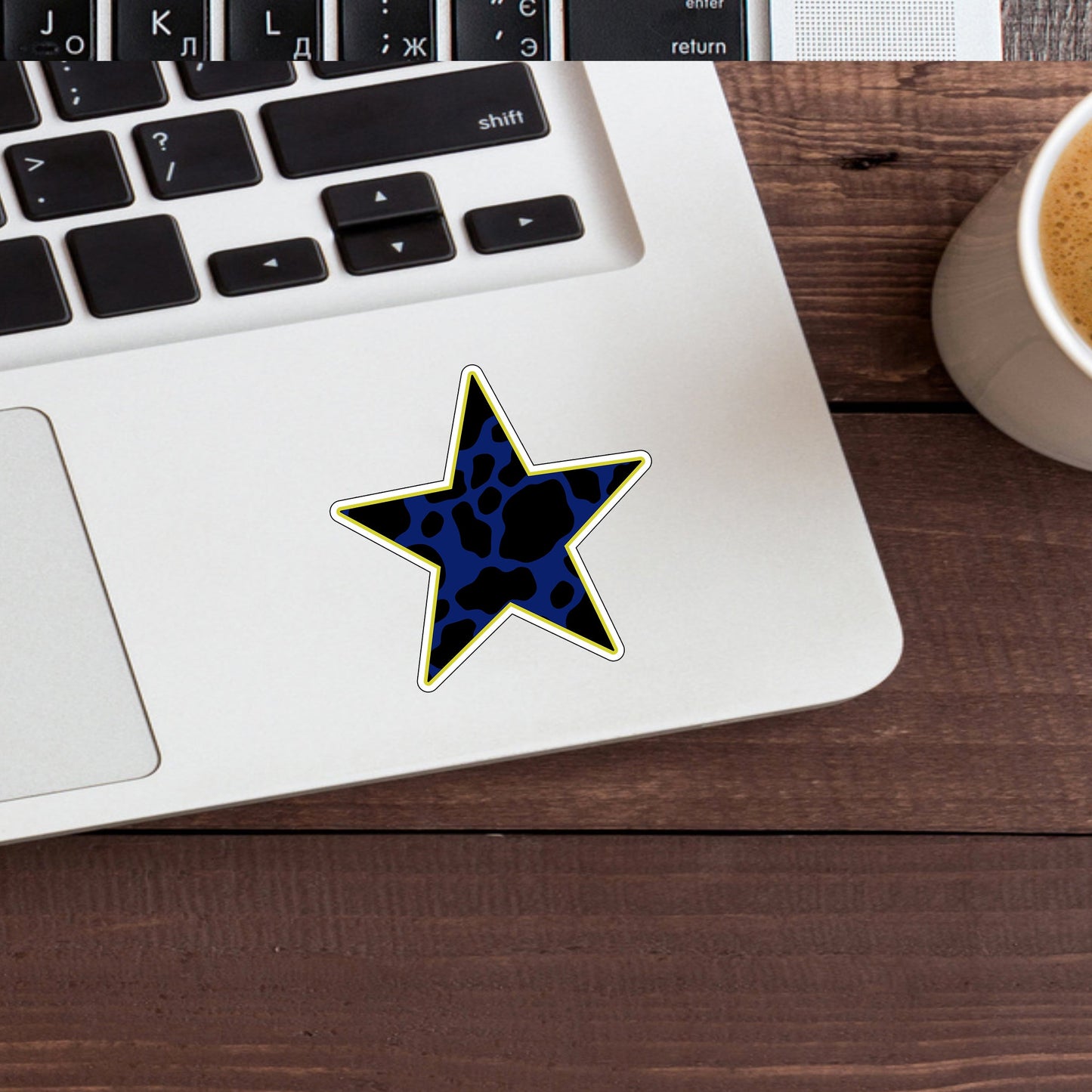 STAR Sticker, Vinyl sticker, laptop sticker, Tablet sticker