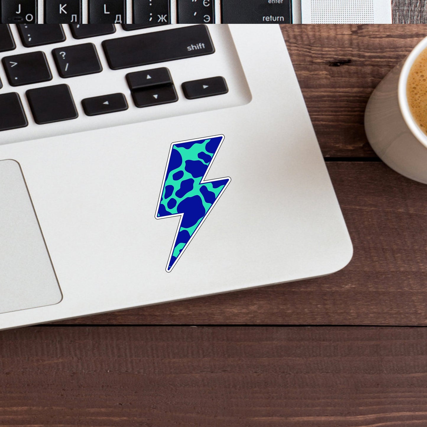 Lighting Bolt Sticker, Vinyl sticker, laptop sticker, Tablet sticker