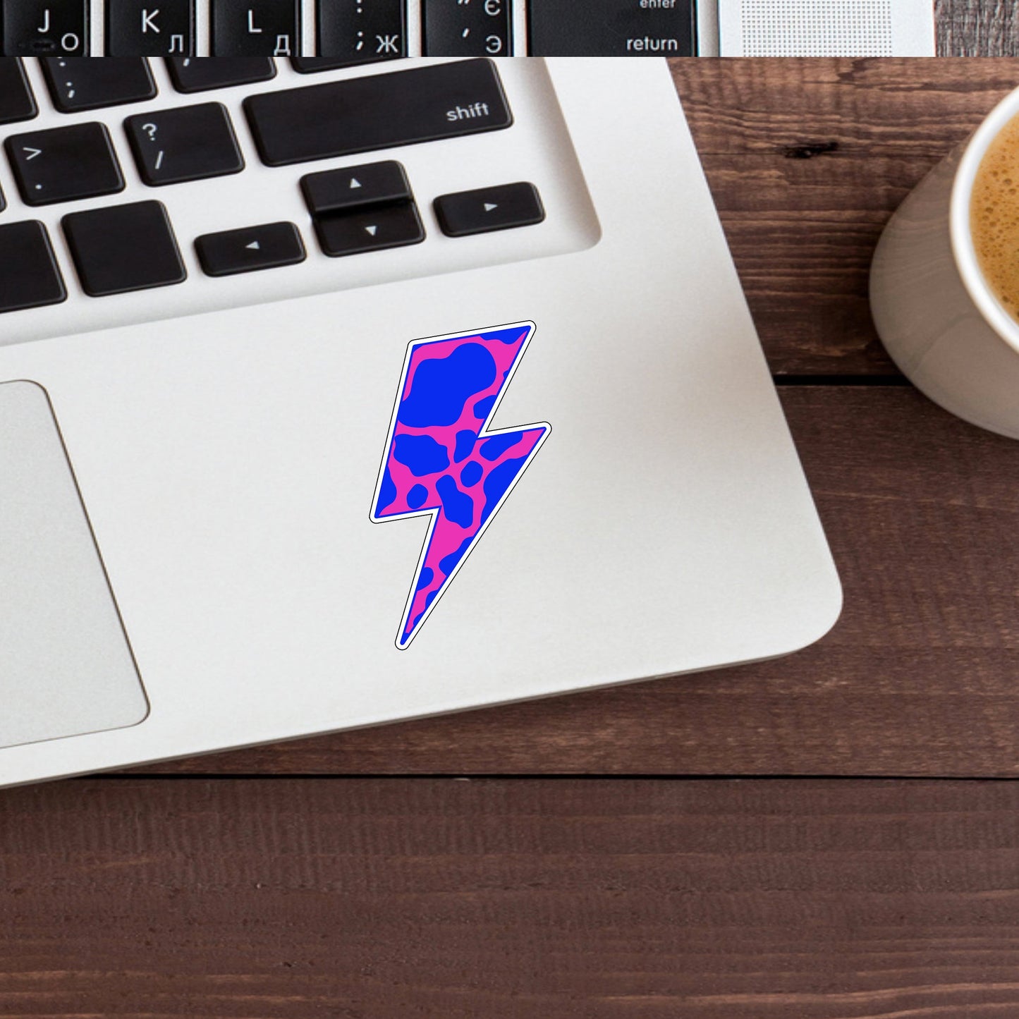 Bolt Sticker, Vinyl sticker, laptop sticker, Tablet sticker