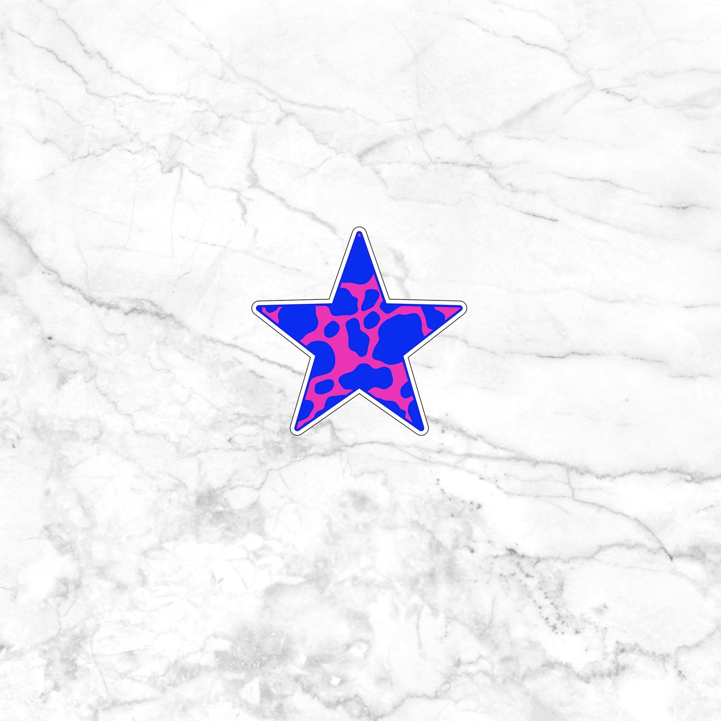 STAR Sticker, Vinyl sticker, laptop sticker, Tablet sticker