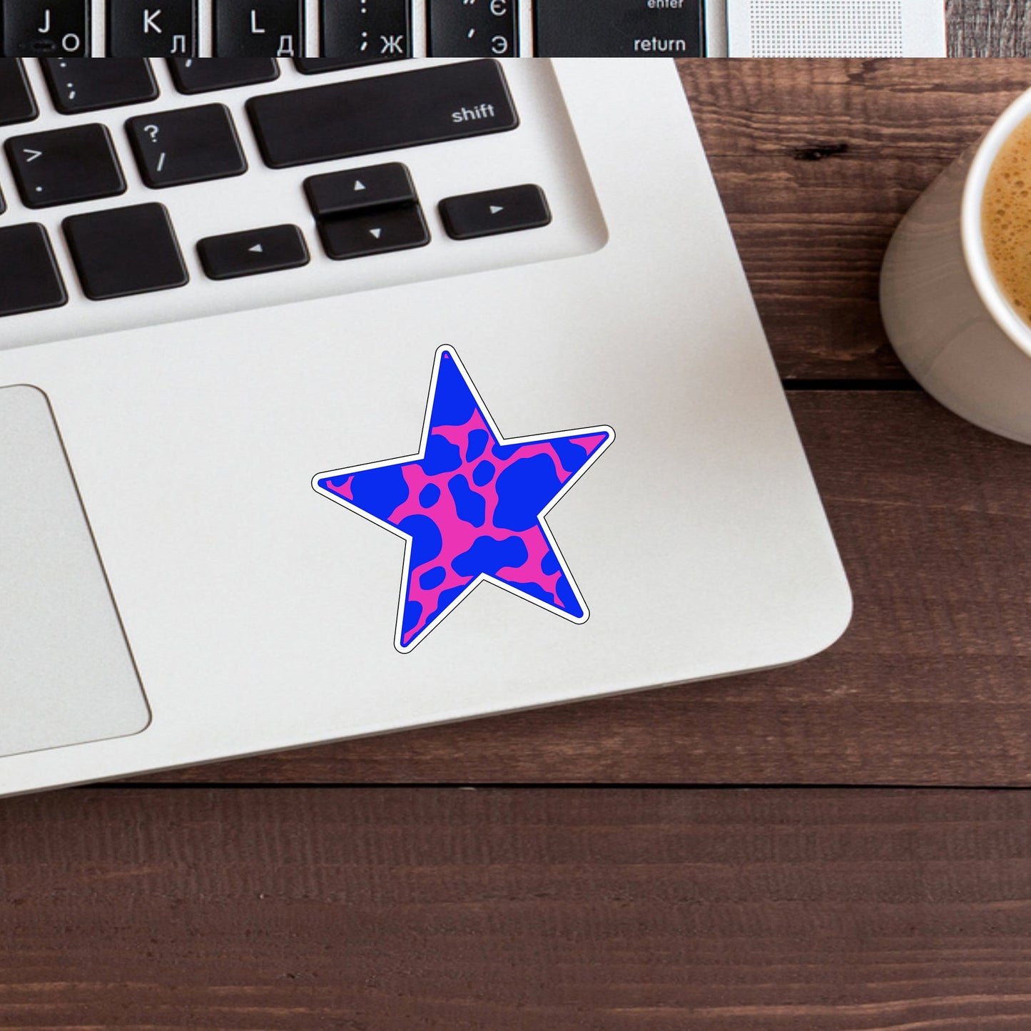 STAR Sticker, Vinyl sticker, laptop sticker, Tablet sticker