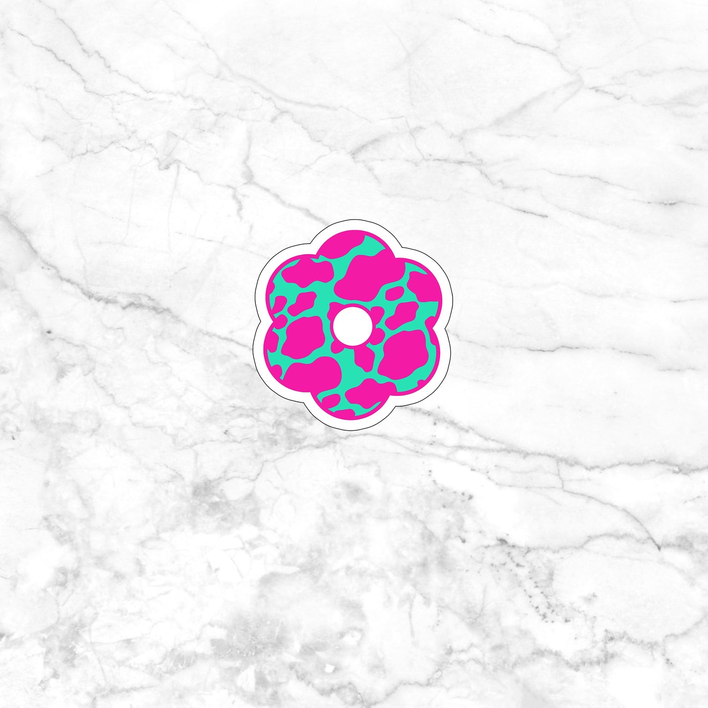 FLOWERS Sticker, Vinyl sticker, laptop sticker, Tablet sticker