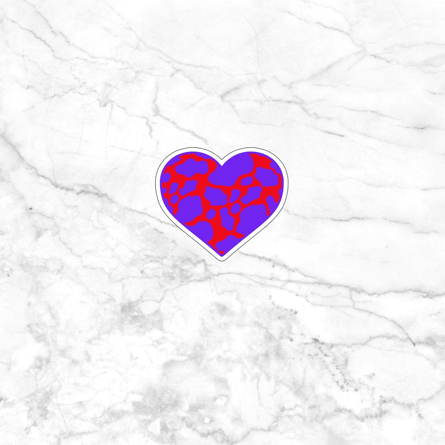 Heart Sticker, Vinyl sticker, laptop sticker, Tablet sticker